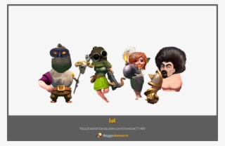 Clash Of Clans Characters Healer - Cartoon