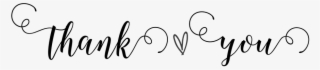 Thank You Transparent Transparent Background - Png Transparent Thank You Text Png