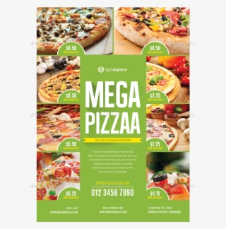 01 Layoutone - Flyers Advertising A Pizza Restaurant