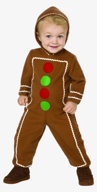 Child Gingerbread Man Costume - Gingerbread Man Costume For Kids
