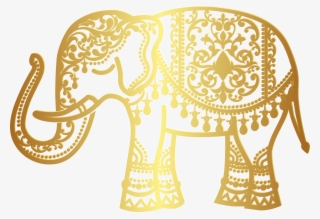 Transparent Png Gold Elephant