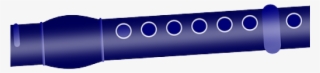Flute Clipart Blue - Pipe