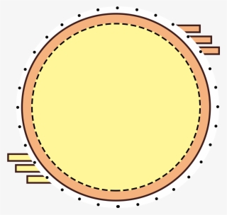 Memphis Border Cartoon E Commerce Simple Png And Psd - Apple Photo Black And White Clipart