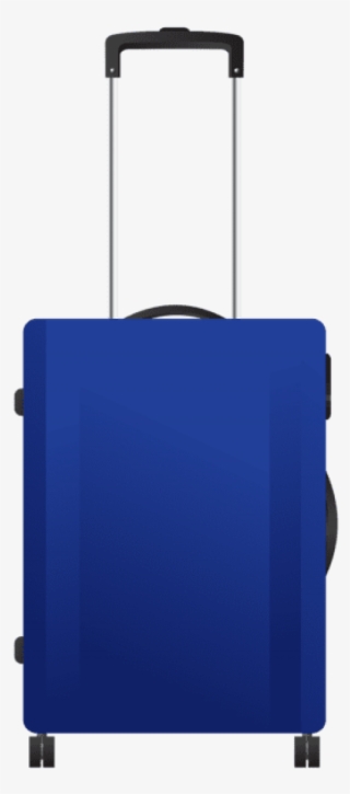 Download Blue Trolley Travel Bag Clipart Png Photo - Baggage