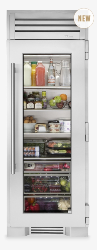 30" Glass Door Refrigerator Column - True 48 Glass Door Refrigerator