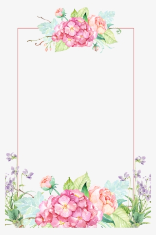 Beautiful Borders Flower Free Download Png Hq - Border Flower