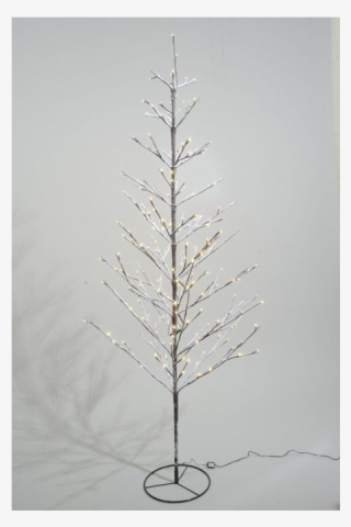 Kaemingk Led Artificial Christmas Tree & Snow 120cm - Bare Christmas Tree With Lights