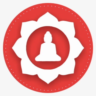 Illustration Logo Circle Symbols Buddhism Buddha Brand - Meditation Minimalist Background