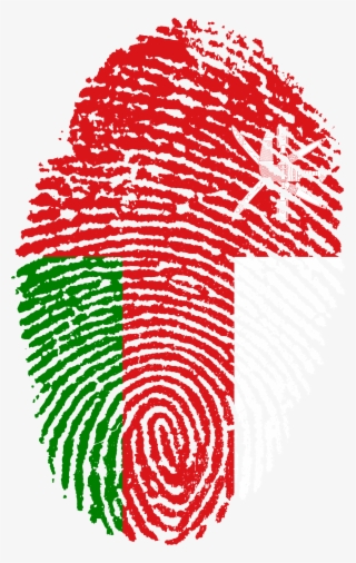 Oman Flag Fingerprint Country 655087 - Trinidad Fingerprint
