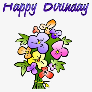 Free Happy Birthday Clipart Free Birthday Clipart Animations - Flower Pic Birthday Png