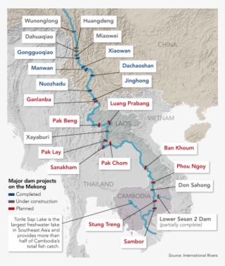 Mekong Dams Map Source - Atlas