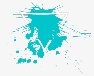 Triangle Paint Splash Colorsplash Drops Dropped Text - Portable Network Graphics