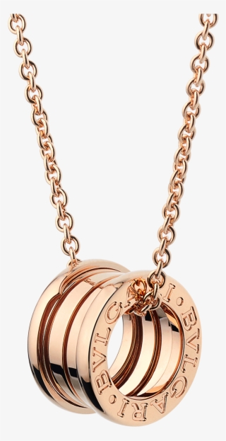 Zero1 Necklace Necklace Rose Gold Pink - Bvlgari Bzero Necklace