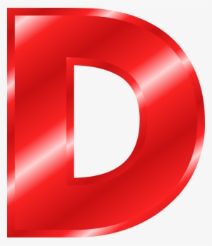 Effect Letters Alphabet Red D Logo Png - Letter D In Red