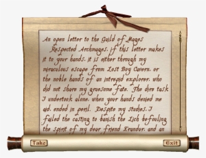 Letters To The Guild Of Mages Letter One - Brother Notes