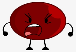 Maroon Oval Pose - Cartoon
