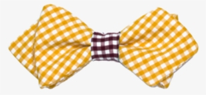 Boy's Orange & Maroon Bow Tie - Bow Tie Embroidery