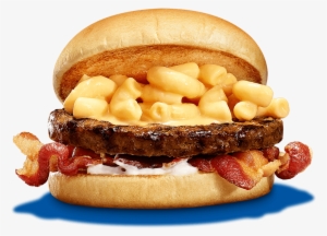 Cheesy Pasta & Bacon Burger - Hamburger