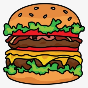 Drawn Burger Easy Food - Burger Drawings