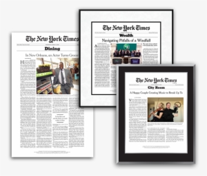 Counter Cards Feature Publication Logos And Are Professionally - Ny Times Reprints