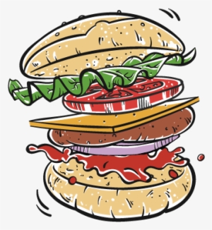 Unlimited Burgers From 20 Of South Florida's Top Burger - Burger Face Clipart Png