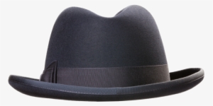 Image - Navy Blue Homburg Hat