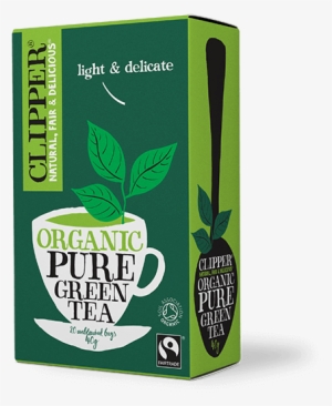Organic Fairtrade Pure Green Tea 20 Bags - Clipper Organic Pure Green Tea 20 Bags