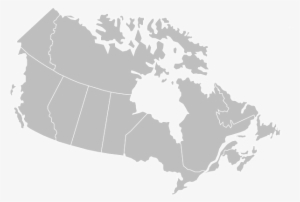 Canada Black Map