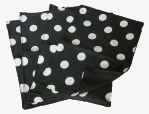 Placemat Black And White Polka Dot - Polka Dot
