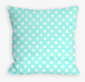 Aquamarine And White Pillow, Cheerful Polka Dot - Krasilnikoff Geschirrtuch Sterne Klein