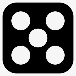 Dice With Five Dots Comments - Circle