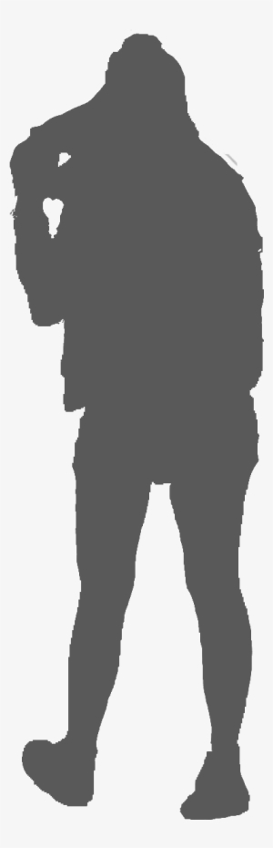 Ex109 Bw Womenwalkingaway Ex109 Color Womenwalkingaway - Silhouette