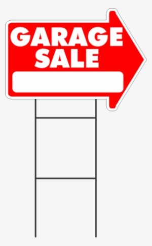 Garage Sale Yard Sale Rummage Sale Yard Sign Arrow - Garage Sale Sign Png