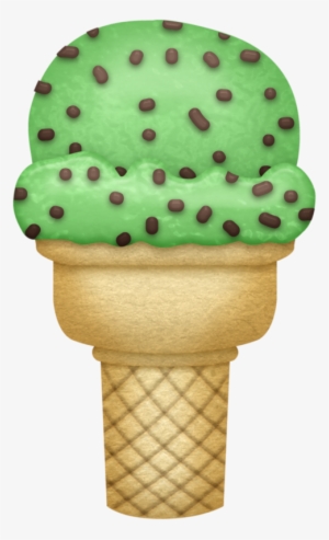 Фотки Mint Chocolate Chips, Chocolate Chip Ice Cream, - Mint Ice Cream Clipart