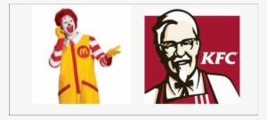 Macdonald And Kfc Mascots - Kfc Taco Bell