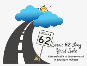 Scenic Hwy 62 Yard Sale May 4th & 5th - Stock Photography
