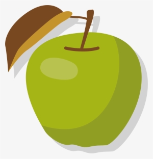 Png Transparent Download Apple Manzana Verde Clip Art - Green Apple Vector Png