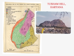 Geological Map Tusam Hill Haryana - Geological Map Of Haryana