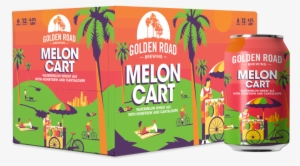Meloncart 6pk Can - Mango Cart Golden Road