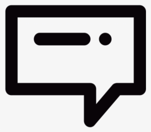 Rectangular Message Bubble Vector - Iconos Mensaje