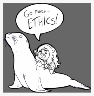 Know Your Meme - Girl Sea Lion Cartoon