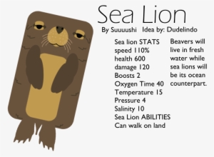 Animal[animal] Sea Lion - Illustration