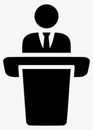 Png File - Podium Speech Png