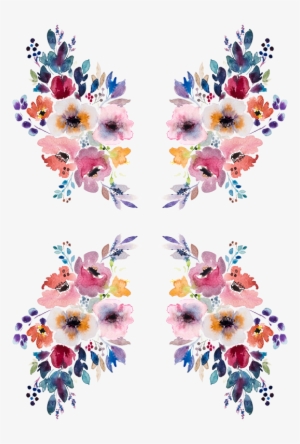 Berry Fabric - Fall Flower Watercolor Bouquet Custom
