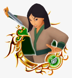 Fa Mulan Png Picture - Kingdom Hearts Sora Medal