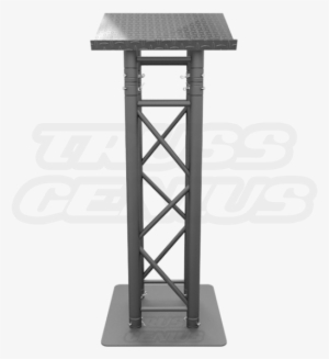 Matte Black Truss Lectern - Lectern Black Truss