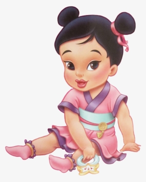Marcadores - Png,princesa Mulan - Disney Princess Baby Cross Stitch