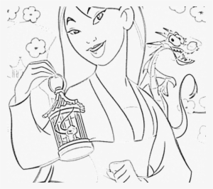 Mulan Coloring Pages Free - Mulan - 678x600 PNG Download - PNGkit