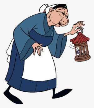 Back To Mulan Clip Art Menu - Grandmother Fa