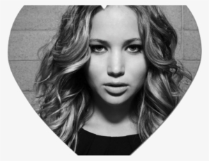 Jennifer Lawrence Hot Actress Bw 32x24 Print Poster